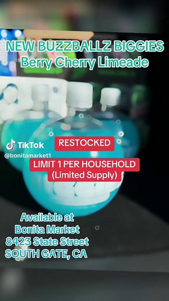 BuzzBallz Berry Cherry Limeade Biggies Now Available