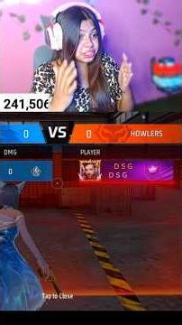 💀 DSG vs Girl Gamer 😱 – Lone Wolf Fight Ka Winner Dekhke Shock Ho Jaoge! ⚡ #shorts #trending #dsgas