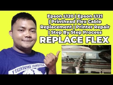 Epson L120 | Epson L121 | Printhead Flex Cable Replacement | Printer Repair