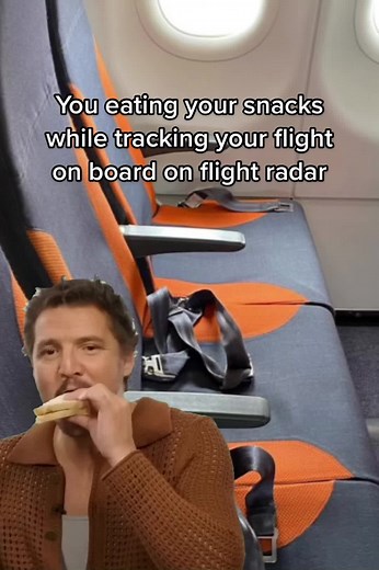 Our onboard experience is a gift that keeps on giving 😘 #easyjet #flightradar #pedropascal #aviation #airline #traveltiktok #travellife