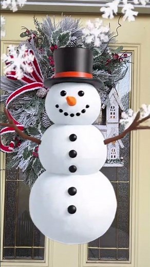Cozy Winter Front Door Decor | Winter Lighted Christmas Wreath #christmas #holiday #2025 #thankyou