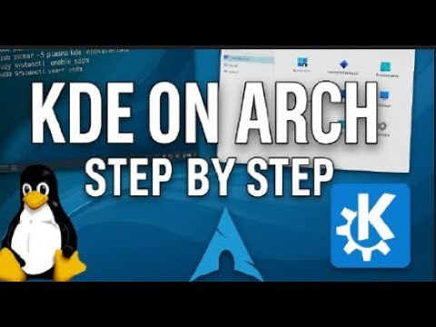 Install KDE Plasma on Arch Linux | Easy Guide with Arch base setup