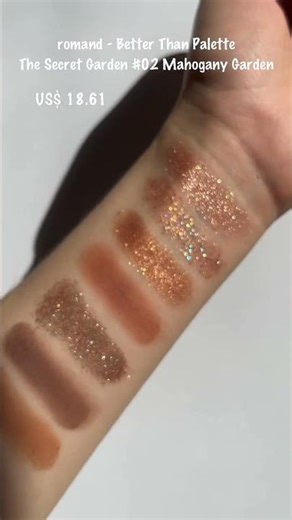 romand - Better Than Palette Mahogany Garden | Best Korean Eyeshadow Palette from Yesstyle.com