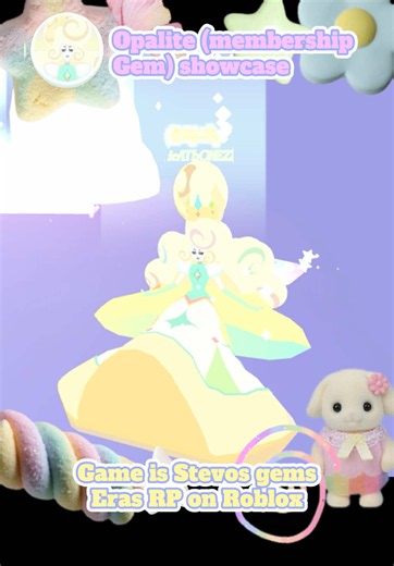 Opalite ~membership gem~ showcase || game is Stevos gems eras RP on Roblox || #stevosgemsrp #stevenuniverse #roblox #timtsuki #opalite