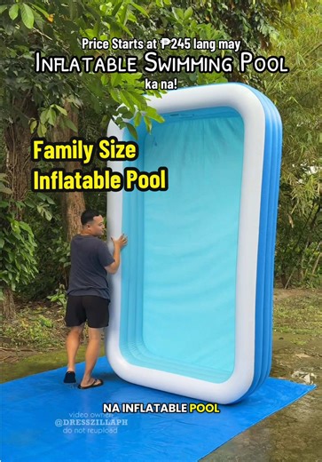 Pang Family Size Inflatable Pool para sa Summer