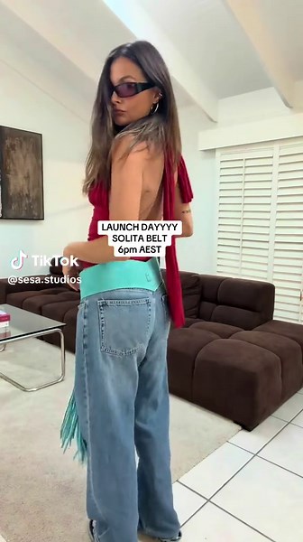 Solita Belt Launch Day — 6pm AEST (Fringe/Tassel Belt)