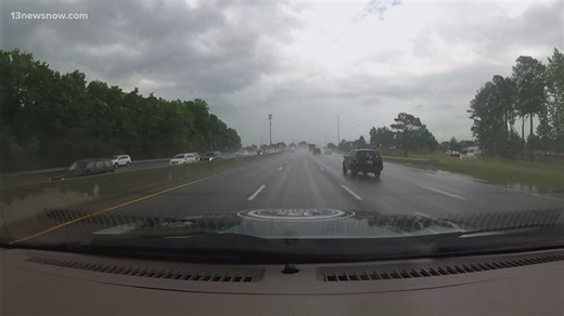 Heading to Virginia Beach, where there could be hail
