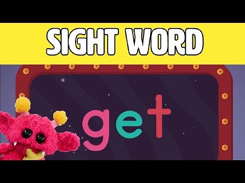 GET - Let's Learn the Sight Word GET with Hubble the Alien! | Nimalz Kidz! Songs and Fun!