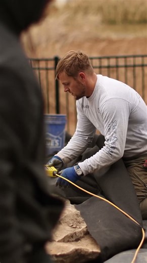 Cinematic footage of machines and boulders being set. Spoof Bobcat equipment commercial. ￼
