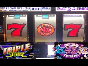TRIPLE STRIKE + DOUBLE 3X 4X 5X TIME PAY SLOT PLAY! HUGE!!! ‪@igt‬