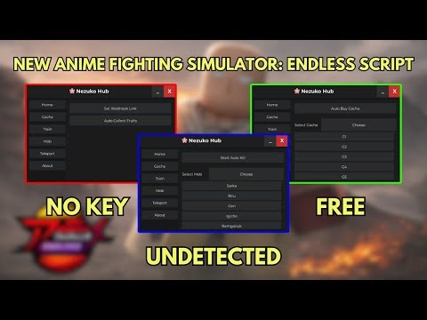 Anime Fighting Simulator: Endless Script (NO KEY) - Auto Kill Mobs, Gacha, Find Fruits and many more
