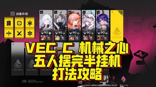 【矢量突破】全力以赴VEC–C 五人摆完挂机/半挂机 两套打法攻略