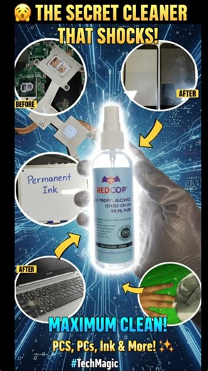 Isopropyl Alcohol 99.9% — The Secret Cleaner You Never Knew! 💥#shorts