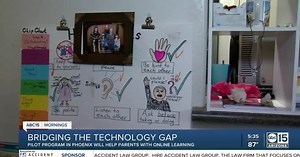 Pilot program helps distance learning, parents and schools