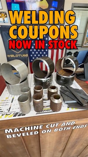 Quality machine cut and beveled on both ends welding coupons, straight out the welder testing lab. Pick up a set or two at WELDLIFE.COM | WeldTube