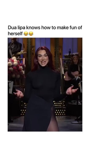 laughing hub on Instagram: "What you call Holiday Or Vacation? 😂 Dua Lipa playfully addresses the viral meme about her always being on vacation, clarifying that as a Brit, she calls it a “holiday.” With her characteristic charm, she turns internet jabs about her holiday photos and dancing into a punchline—claiming instead that she gave the world an iconic meme. This moment reflects her self-deprecating humor and ability to embrace online culture with positivity. #DuaLipa #SNL #RadicalOptimism #