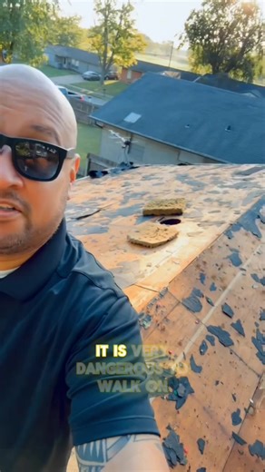 🏡💥 Insurance claims can get overwhelming fast. Forms, photos, approvals, missed details... it’s a lot for any homeowner to juggle. That’s why we step in and guide you through the whole process so you never feel lost or pressured. During our inspection we found damaged decking and made sure it was documented and approved through insurance before the roof ever came off. After tear off, Vlad grabbed this quick clip showing the area we’re about to replace. 💪✨ Helping homeowners feel confident. 🛠