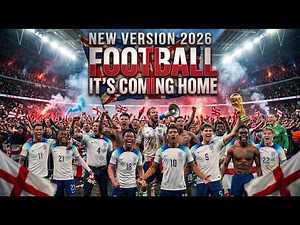 FOOTBALL IT'S COMING HOME (NEW VERSION 2026) | ENGLAND NATIONAL TEAM SONG