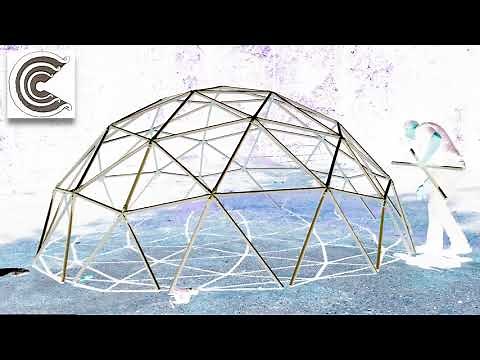 Large￼ PVC Geodesic Dome, Many Uses And Easy to Assemble￼. ￼DIY ￼￼Design ￼