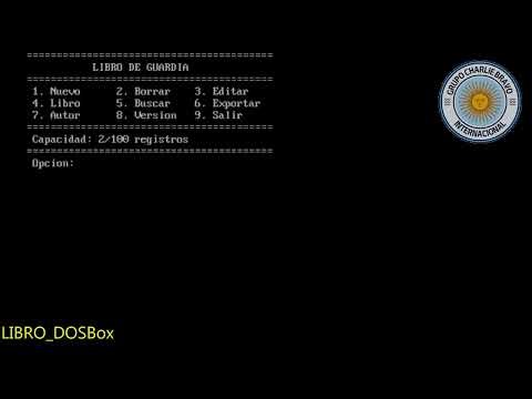 Libro de Guardia (versión 1.3 DOSBox)