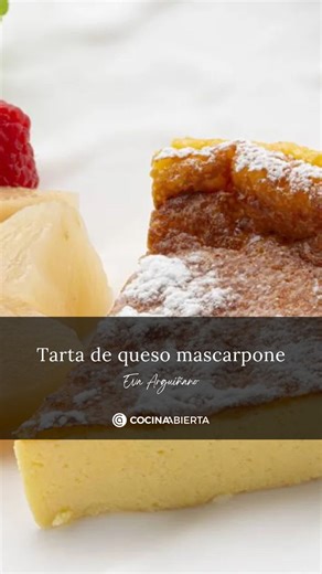 Hoy os traigo una tarta de queso mascarpone al horno que es pura cremosidad. 🍰 Se hace con solo cuatro ingredientes y queda suave, ligera y deliciosa, de esas que se terminan sin darte cuenta. Además, podéis acompañarla con una compota de manzana y membrillo que combina de maravilla.✨ 📝 Ingredientes: 500 g de mascarpone 100 ml de nata líquida 80 g de azúcar 3 huevos ➡️ Manzanas, membrillo, frambuesas, azúcar y canela para la compota Puedes encontrar la receta completa aquí 👇 https://www.hogar