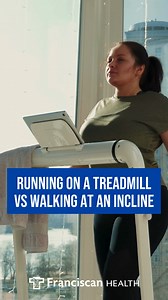 Thinking about treadmill runs or walking at an incline? Sports medicine doctor Joseph Richardville, MD, talks about both exercise methods and how your comfort plays a role. | Franciscan Health