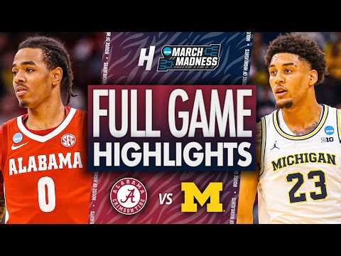 Alabama vs Michigan - FULL GAME HIGHLIGHTS 🔥 Sweet 16 | NCAA March Madness 2026
