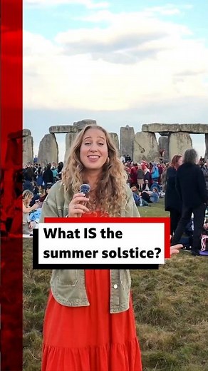 Around 25,000 people gathered at Stonehenge this morning, but what is summer solstice? #BBCNews
