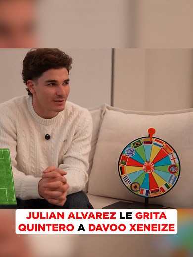 Julian Alvarez Shouts Quintero to Davo Xeneize Match