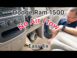How To Repair Dodge Ram Not Blowing Air #whojoedaddy