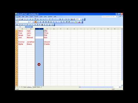 MS Excel Tutorial - Insert or delete rows and columns using keyboard shortcuts HD