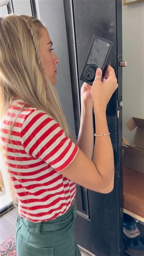 I upgraded my existing front door hardware to include keypad entry & now I’m even more in love! Their hardware is so high quality & installation was so easy. Highly highly | sarahflipsit