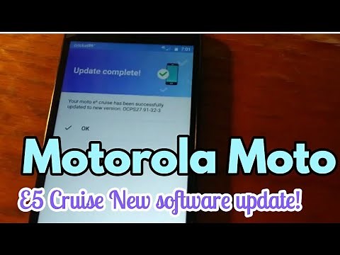 Moto E5 Cruise Updated New version : ANDROID SOFTWARE UPDATE | OCPS27.91-32-3