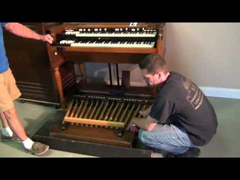 How to install bass pedals on a Hammond B-3 organ