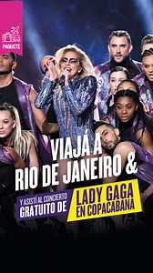 🎤🌴 RÍO DE JANEIRO SHOW GRATUITO DE LADY GAGA 🌴🎤 🌎 8 días de playa, música y diversión | Salida 28 de Abril ✈️ INCLUYE: 🏨 7 noches en Río de Janeiro con desayuno incluido ✈️ Aéreos ida y vuelta con equipaje de mano 🚍 Traslados in/out en Río 📍 Excursión al Cristo Redentor y Pan de Azúcar 🎶 Acceso al show gratuito de Lady Gaga en Copacabana 🏖️ ¡#littlemonsters , la playa y la magia de Río lxs espera! 🌊✨ #RioDeJaneiro #LadyGagaEnCopacabana #VacacionesPerfectas #PlayaYSamba #Imperdible #Vi