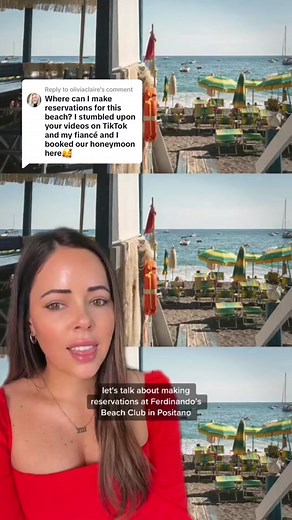 Replying to @oliviaclaire Reposting because everyone is asking about reservations at Da Ferdinando Beach Club. Do you need reservations at Positano beach club Da Ferdinando? According to them, not unless you’re visiting Aug 10-20 or any weekend in July or August. You could, of course, make one anyway just to be on the safe side, especially since 2023 is supposed to be the busiest Amalfi Coast year ever. You can reserve your spot by emailing them. #positanobeach #positanothingstodo #amalficoastbe