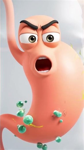 Your Stomach When You’re Hungry 😂 (Inside View Animation)