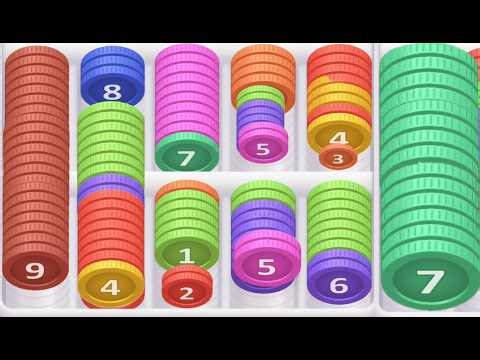 Coin Stack Mania 2048 - ASMR Gameplay (Level Up Coins Math Games) Android iOS 