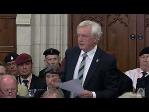 David Davis MP's speech at the debate on the protection of Northern Ireland veterans