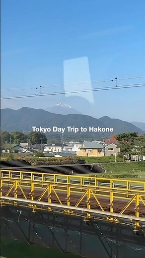 I took a day trip from Tokyo to Hakone. Here’s how it went. (full video available) 🩵 #japantravel