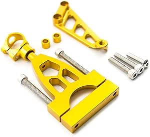 Motorcycle CNC Steering Damper Stabilizer Buffer Mounting Bracket Kit Compatible with CB400 VTEC 1999-2010