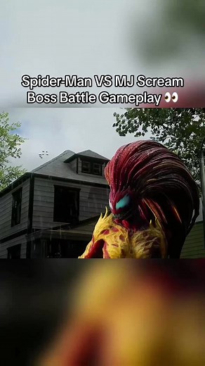 Peter Parker as his Spider-Man form battles against MJ in her symbiote form turned into Scream 👀 #spiderman2 #spiderman2game #spiderman2gameplay #spiderman2ps5 #marvelspiderman2 #spiderman #peterparker #maryjanewatson #letsplay #gamingontiktok #fyp #foryoupage