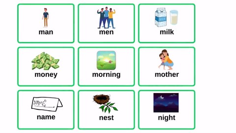 Dolch Noun Sight Words Flashcards With Pictures (PDF) - Etsy