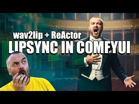 LipSync in ComfyUI with ReActor and Wav2Lip. Make it work!