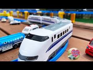 プラレール 「のぞみ」30周年記念 300系新幹線 ノスタルジックサウンド仕様を開封して遊びました【ウピさん＆upisch】