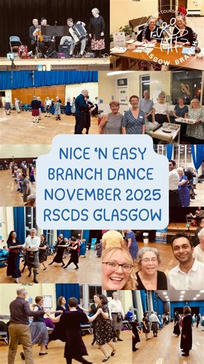 1.3K views · 30 reactions | A wee whirl through Saturday night's Nice 'n Easy ✨ Great music, happy dancers and plenty of smiles. Loved every moment. Music by MacFadyen Ceilidh Band 流 See you in December for the festive fun  並流✨ #RSCDSGlasgow #rscdsglasgowbranchdance #rscds #DanceScottish #ScottishCountryDancing #FunFitnessAndFriendship | RSCDS Glasgow - Royal Scottish Country Dance Society, Glasgow Branch | Facebook