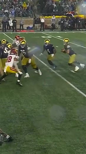 50K views · 1.1K reactions | CARR IS CLUTCH ☘️ #GoIrish ☘️☘️ | ND Fighting Irish | Facebook