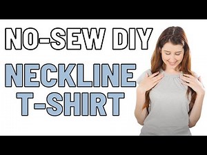 DIY No Sew Braided Neckline T-Shirt | Tshirt.ca