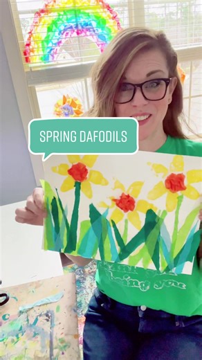 Spring Flower Craft for Kids: Daffodil Art Project