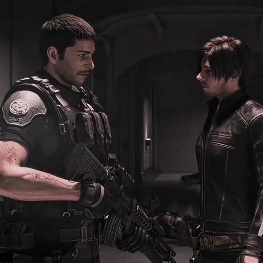 When Survival Needs Both of Them 🔥 | Chris × Leon Edit #shorts